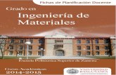 Grado en Ingeniería Técnica en Sistemas de Información · 2014-07-31 · 4. Guía Académica 2014-2015 Universidad de Salamanca Grado en Ingeniería de Materiales . Transversales.