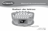 Safari de letras - VTech España · Comprenden las 27 letras del abecedario, y ayudan a aprender iniciales, animales y la propia escritura de la letra, según la actividad seleccionada.