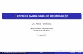 Dr. Arno Formellaformella.webs.uvigo.es/doc/tc06/tc_tao.pdf · la codiﬁcación del fenotipo es un vector de características se modiﬁca el vector de un individuo con diferencias