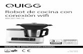 Robot de cocina con conexión wifiquigg.kuechenmaschine-hup.de/wp-content/uploads/2018/09/...2 3 Introducción Muchas gracias por haber elegido el robot de cocina con conexión wifi
