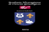 Academia Nicaragüense de Ciencias Genealógicasancg.es/wp-content/uploads/2018/11/revista-4taedicion.pdf · 8 Academia Nicaragüense de Ciencias Genealógicas Academia Nicaragüense