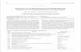 Avances en la Reanimación Cardiopulmonar Advances in …biblioteca.fment.umsa.bo/docs/tc/chc2009540112.pdf · 2011-03-28 · 1973 Corriente alterna para desfibrilar. Kouwenhoven