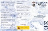LA SEMANA NAVAL DE MADRID - ARMADA ESPAÑOLA · Armada a la población y la difusión de la Cultura de Defensa entre la sociedad Las actividades previstas, que están abiertas a toda