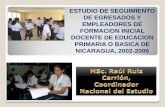 Caracterización de los Programas de Formación Inicial ...gradnet.org/surveys/Nicaragua_2006_ruiz.pdfde la pertinencia de las competencias adquiridas en su formación docente. Auscultar
