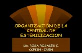 ORGANIZACIÓN DE LA CENTRAL DE ESTERILIZACION · 2015-01-08 · VENTAJAS Y DESVENTAJAS Supervisión y unidad de criterio uniforme. Racionalización de recursos, reducción de reservas.