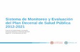 Avances en el SME del Plan Decenal de Salud …...Sistema de Monitoreo y Evaluación del Plan Decenal de Salud Pública 2012-2021 Dirección de Epidemiología y Demografía Sistema