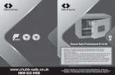 Manual Secure Safe Professional S1 & S2 · • Owner’s manual for SecureLine Professional S1 and S2 safes • Montage - und Bedienungsanleitung SecureLine Professional S1 und S2