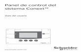 Panel de control del sistema Conext™ - SE Solar · Acerca del Panel de control del sistema Conext Control total del sistema El Panel de control del sistema Conext (SCP) proporciona