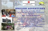 Campamentos de inglés en el Escorial. Madridenglishadventures.com/Campamentos-2017/English... · • Formación y educación de inglés con profesores de inglés nativos y certificados
