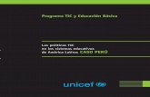 Programa TIC y Educación Básicarecursos.portaleducoas.org/sites/default/files/64.pdfLas TIC en la década de 1990 (Gobierno de Alberto Fujimori). Redes educativas, robótica escolar