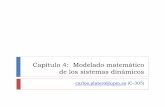Capítulo 4: Modelado matemático de los sistemas dinámicos 4 - Modelado matematico de los...Modelado matemático de los sistemas dinámicos Simuladores: Modelos matemáticos de los