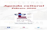 Presentación de PowerPointblog.uclm.es/.../2020/02/Agenda-cultural-febrero-2020.pdfPulgar (Ciudad Real) y del 17 al 28 de febrero en IES Ramón Giraldo (Villanueva de los Infantes)