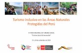 Turismo inclusivo en las Áreas Naturales Protegidas …...Reducir los impactos negativos del turismo dentro de las ANP 2. Promover oportunidades para la prestación de servicios en