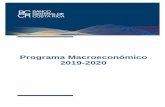 Programa Macroeconómico 2019-2020...9 El precio promedio del cóctel de hidrocarburos que importa el país subió 24,7% en el 2018 como un todo, aunque bajó 10,3% en el último bimestre
