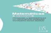 PROGRAMA MATEMÁTICAS EDUCACIÓN PRIMARIA · 2019-04-25 · Matemáticas. Cuaderno 8 . ISBN: 978-84-92748-61-7 PV.P. 4,85 € Matemáticas. Cuaderno 9 . PV.P. 4,85 € LOS CUADERNOS