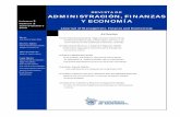 REVISTA DE ADMINISTRACIÓN, FINANZAS Volumen 3 Y … · Revista de Administraci´on, Finanzas y Econom´ıa (Journal of Management, Finance and Economics), vol. 3, nu´m. 2 (2009),