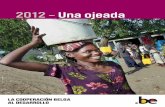 2012 - Una ojeada · mental (ANG) • Creación de un mecanismo belga de coherencia de las políticas a favor del desarrollo 3. La Ayuda pública belga al desarrollo ... Agricultura,
