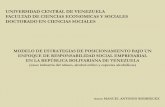 UNIVERSIDAD CENTRAL DE VENEZUELA FACULTAD DE …...Social Empresarial como un aportes al crecimiento económico de empresa-sociedad Donde las iniciativas de Responsabilidad Social