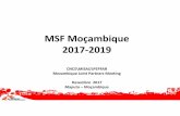 MSF Moçambique 2017‐2019 · 2017-12-27 · Village Reach/DPS/MSF) 2.Mentoria de gestão de stock 3.Monitoria da cadeia de abastecimento através do usuário final Empoderamento