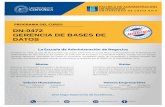 DN-0472 GERENCIA DE BASES DE DATOSean.ucr.ac.cr/sites/default/files/dn-0472_3.pdf · 2019-11-06 · Capítulo 5 Kalakota, QUIZ 1 Extracción de información de bases de datos mediante