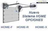 Nuevo Sistema HOME OPCIONES - Novelforisnovelforis.es/wp-content/uploads/2017/10/Sistema-HOME-Opciones.pdf · Ángulo inferior de plástico para montar debajo del ángulo vertical.