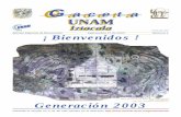G aceta UNAM · lo que nos coloca como la cuarta dependencia más grande de la UNAM. El 12.6% de la planta física está destinada a la investigación, superficie que nos coloca por