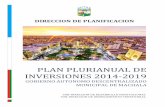DIRECCION DE PLANIFICACION - Machala Plurianual de... · 2018-11-06 · (Parroquias Urbanas y Rural) - Machala - Puerto Bolívar - La Providencia - 9 de mayo - Jambelí - Jubones