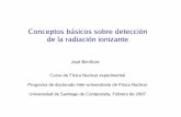Conceptos básicos sobre detección de la radiación ionizantefpsalmon.usc.es/genp/doc/escuela230309/seminarios/transparencias/interaccion_radiacion...atenuación de la radiación