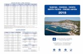 BERTH RATES - PREISE HAFEN 2018Preus amb taxa TA5 i 21% d’IVA inclosos - Mesures de l’embarcació d’acord amb la norma UNE-EN ISO 8666 El criteri d’assignació de l’amarrador