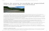 Hitos de arista: la m edida se seguridad vial con más alta ...cleanosol.com.ar/images/Hitos_de_Arista.pdf · curva propiamente dicha, se instalan también en los 600 m previos a