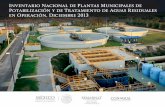 Inventario Nacional de Plantas Municipales de Potabilización y de Tratamiento de ... · 2014-12-05 · de las aguas residuales son, sin duda, importantes para el cumplimiento de