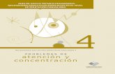 PROBLEMAS DE atención y concentración · 2019-10-15 · HIPERACTIVIDAD Y DIFICULTAD DE ATENCION Y CONCENTRACION 3Condemarín, M.; Gorostegui, M. y Milicic, N., 2005: Déficit Atencional:
