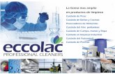 eccolac.com.areccolac.com.ar/downloads/Eccolac-catalogo.pdfLava mamadera Gel limpia y desinfecta mamadera no deja residuos eccolac PROFESSIONAL CLEANERS indu-klor Desinfectante liquido