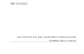 Activitats de suport educatiu 2011-2012Fitxa d’activitat de suport educatiu. Curs 2011-2012 Nom de l’activitat De l’hort al mercat A qui s’adreça Alumnat de primària (cicles