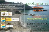 Comitè organitzador Geolodia 15 Illes Balears (Mallorca ... · Palma a Andratx i sortir per el desviament de Peguera. Una vegada al nucli de Peguera ens hem de dirigir a la platja