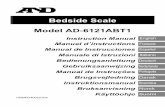 Bedside Scale - aandd.jp · Símbolos Símbolos Função / significado Acção recomendada Activa e desactiva o dispositivo Orientação de instalação das pilhas Corrente contínua