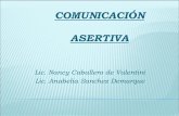 COMUNICACIÓN ASERTIVAgreenware.com.ar/lmge/noticias/2012/14_comunicacionEficaz.pdf · Es aquel estilo de comunicación abierto a las opiniones ajenas, dándoles la misma importancia