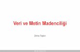 Veri ve Metin Madenciliği - Hacettepe Üniversitesiyunus.hacettepe.edu.tr/~umutal/lesson/bby363/363-007-2016.pdf · Makine Çevirisi BBY 363, 30 Kasım 2016 •Bir dilden diğer