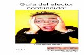 Guía del elector confundidoconfundido.org/LIB/descargas/GEC2017.pdfpaíses que siguen siendo monárquicos, les han acotado el poder a los reyes con parlamentos. En México tenemos