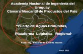 Academia Nacional de Ingeniería del Uruguay Cámara ... Profundas.pdf · • Consolidar y aplicar el concepto –Puerto Libre. • Proyectar a Uruguay como País de Tránsito y Transbordo.