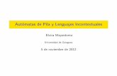 Aut´omatas de Pila y Lenguajes Incontextuales - unizar.eswebdiis.unizar.es/asignaturas/TC/wp/wp-content/uploads/2012/09/10PDAI.pdfComo funciona un aut´omata de pila Conﬁguraci´on