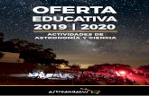 OFERTA - astroandalus.com · Una clase sobre astronomía en el mayor planetario portátil de España con 10 metros de diámetro. CONTENIDOS Y DESARROLLO: En el planetario se proyectan