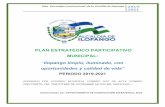 Plan Estratégico Institucional de la Alcaldía de Ilopango · 2019-05-06 · Plan Estratégico Institucional de la Alcaldía de Ilopango 2019-2021 PRESENTACIÓN. El plan Estratégico