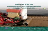 APLICACIÓN DE PRODUCTOS FITOSANITARIOS · 2017-07-18 · PRESENTACIÓN Tradicionalmente se han utilizado productos fitosanitarios en las actividades agrarias, industriales, comerciales,