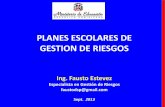 PLANES ESCOLARES DE GESTION DE RIESGOS - Ministerio de Educación de la … · 2017-05-24 · Estructura de la Guía Módulo I: Gestión de Riesgos en el Ámbito Educativo 1.1 Los