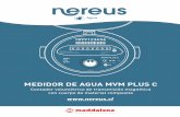 MEDIDOR DE AGUA MVM PLUS C · 2019-09-05 · MEDIDOR DE AGUA MVM PLUS C Contador volumétrico de transmisión magnética con cuerpo de material composite Agua m3 CL.2 MAP16 U0D0 Q