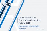 Censo Nacional de Procuración de Justicia Federal 2019 ... · Solución de Controversias en materia penal de la Procuraduría General de la República. ... ***Delitos en materia