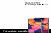Samsung Galaxy A10e|A20 A102U|A205U Manual del usuario · Ensamblaje del dispositivo: Su dispositivo usa una tarjeta nano SIM. Una tarjeta SIM puede venir preinstalada o quizás tenga