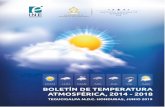 I. PRESENTACIÓN...Estación de Santa Rosa de Copan, las Temperaturas fue entre 16.5 C en el 2014 y 17.4 C en el año 2015. La Estación de Tegucigalpa osciló entre 16.4 C en el 2018