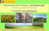 POLÍTICAS DE FUTURO - CULTIVOS COP · Diversificación de cultivos Contar con superficies de interés ecológico (SIE) 5. Excepciones al cumplimiento del greening de estos cultivos,